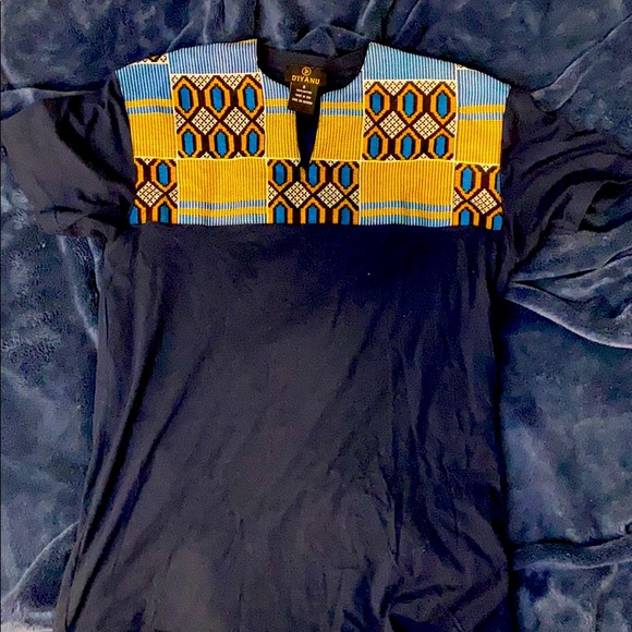 D’Iyanu navy kente shirt - Picture 1 of 1